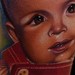 Tattoos - Little boy color portrait tattoo - 51303